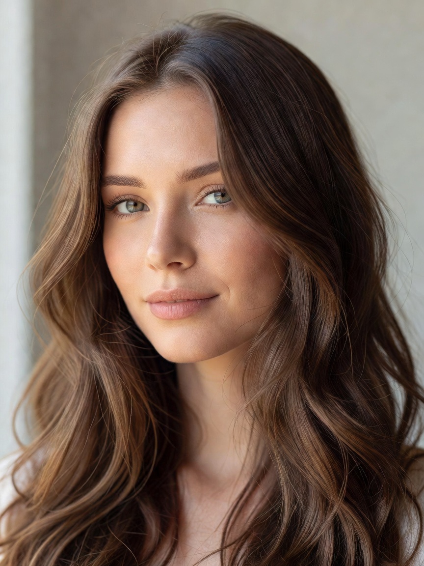 Finished hairstyle showing natural hair texture after professional styling